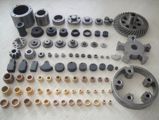 قطعات مختلف گیربکس اتومبیل، تولید شده به روش متالورژی پودر