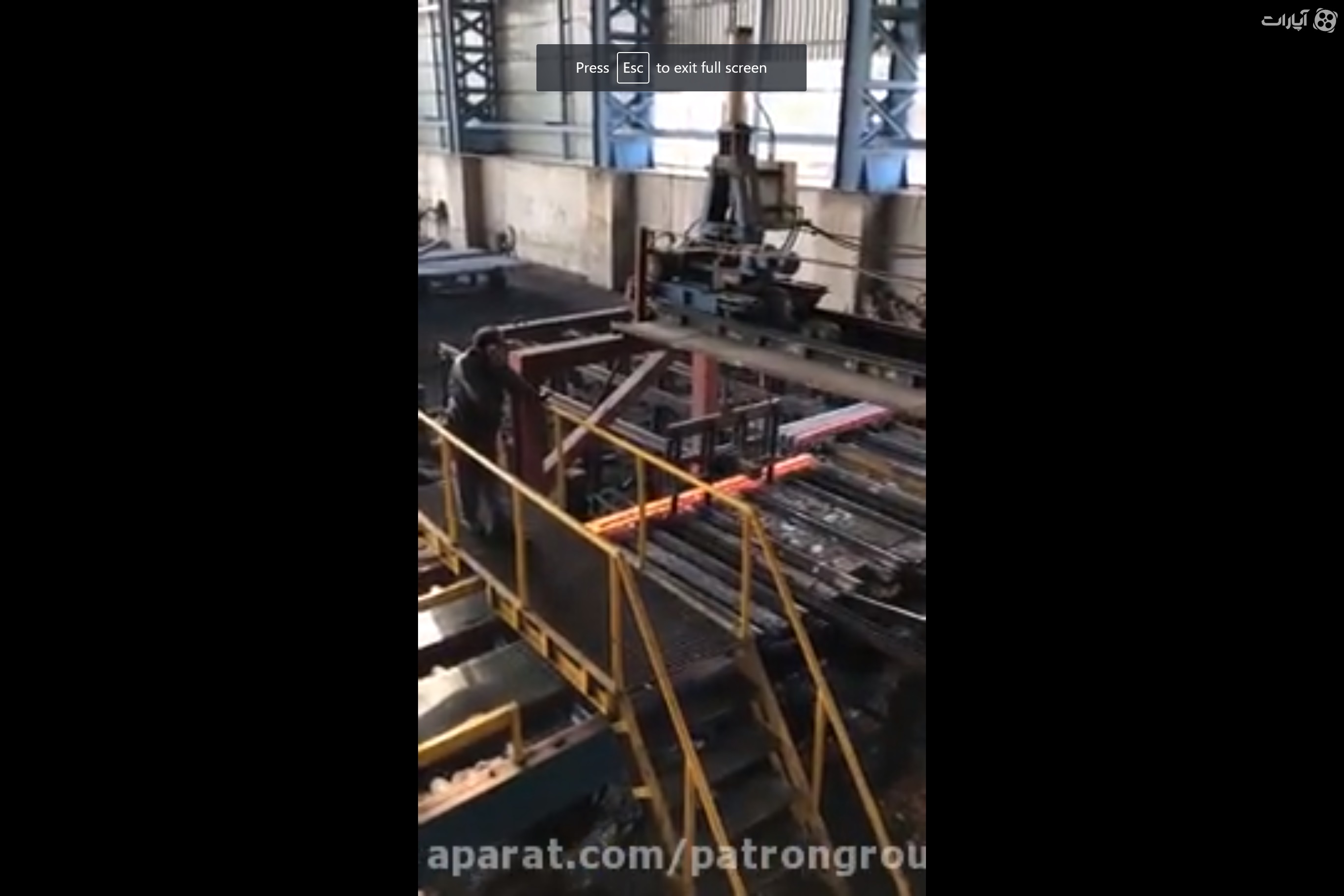 نورد مستقیم شمش فولاد در کارخانه هندی