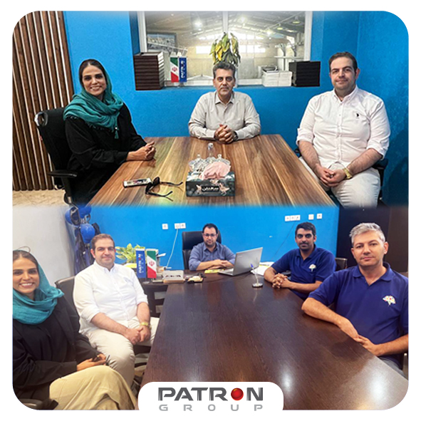 بازدید همکاران دفتر تهران گروه پاترون از کارخانه و دیدار با همکاران